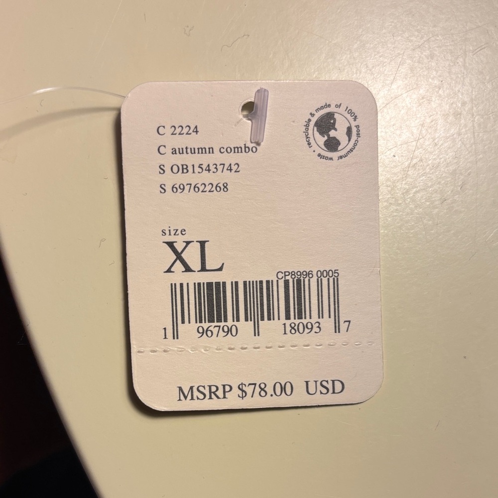 We The Free, XL, Mikah Layering Cuff, Autumn Combo, long sleeve thermal top - Picture 6 of 6